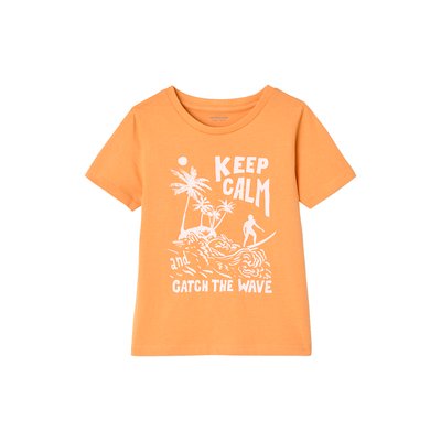 T-shirt Basics imprimé devant VERTBAUDET