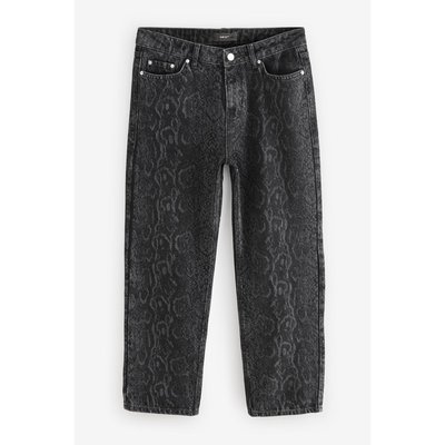 Jeans jambe droite imprimé NEXT