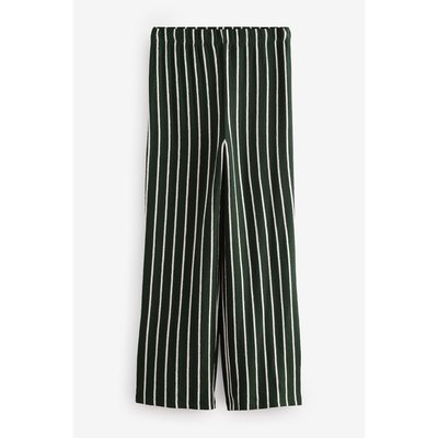 Pantalon large rayé en tissu éponge NEXT