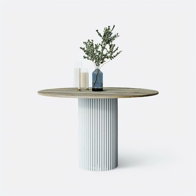 Стол овальный обеденный с металлическим подстольем на 5 персон SO'HOME
