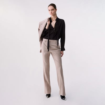 Pantalon fit & flare en toile mélange LIU JO