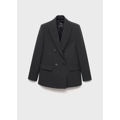 Blazer costume rayures tennis MANGO