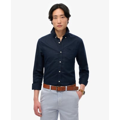 Chemise en coton-lin coupe décontractée SUPERDRY