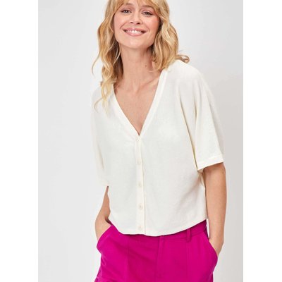 Gilet manches courtes maille MELIO LA FIANCÉE