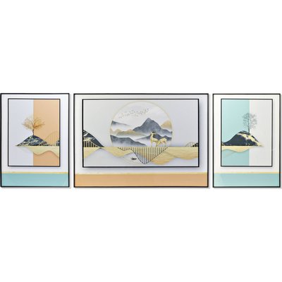 Tableau abstrait (lot de 3), Moderno RECOLLECTION