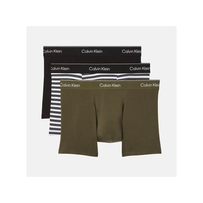 Lot de 3 boxers relaxed avec pinces - Icon Cotton Stretch CALVIN KLEIN UNDERWEAR