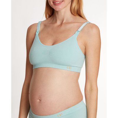 Brassière de grossesse et d'allaitement Zoé vert d'eau CACHE COEUR