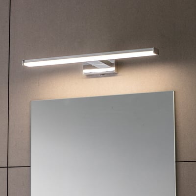 Axie Chrome Finish Bathroom Wall Light SO'HOME
