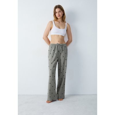 Pantalon de pyjama brodé en coton à rayures IRYS ETAM