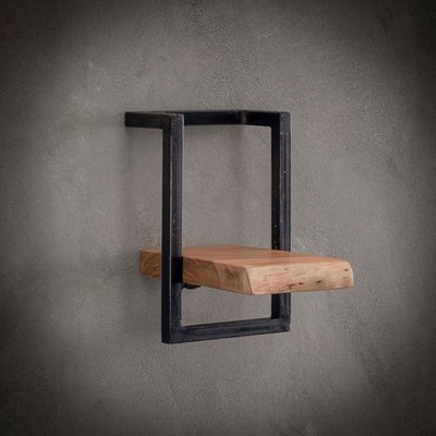 Etagère murale bois et métal 20 cm style moderne MELBOURNE PIER IMPORT