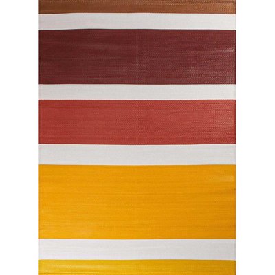 Tapis extérieur en polypropylène Spargi 1744 orange 150 x 220 cm JARDINDECO