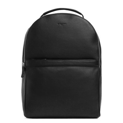 Sac à dos zippé en cuir grainé CHARLES LE TANNEUR