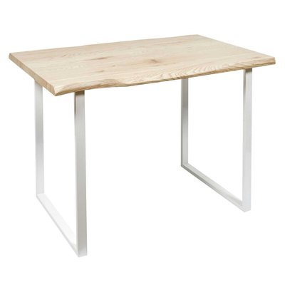 Table à manger 4 places en métal et MDF TOILINUX