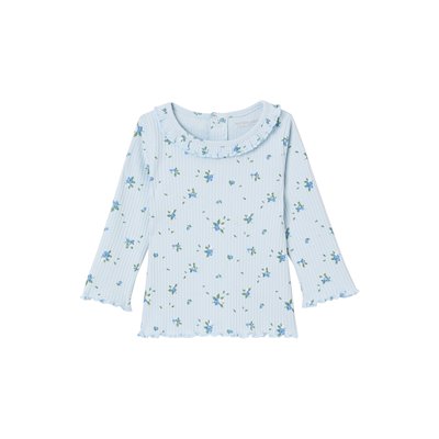 T-shirt en maille côtelée manches longues VERTBAUDET