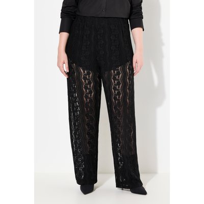 Pantalon en dentelle Rose à jambes larges ULLA POPKEN