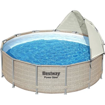 Auvent pour piscine tubulaire   3,05 à 5,49 m BESTWAY