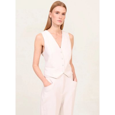 Pantalon droit taille haute ceinturé EPHEA NAF NAF