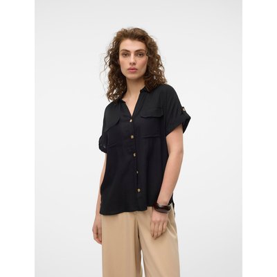T shirt col polo, manches courtes VERO MODA
