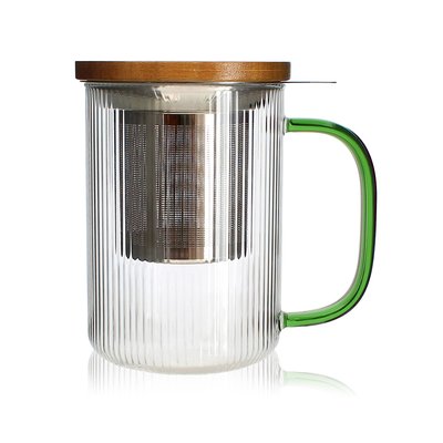 Tisanière en verre et anse 475ml, KARL OGO LIVING