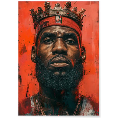 Affiche LeBron James - Art iconique L'AFFICHERIE