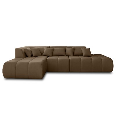 Canapé d'Angle gauche en Tissu 5 places - CARACAS LISA DESIGN