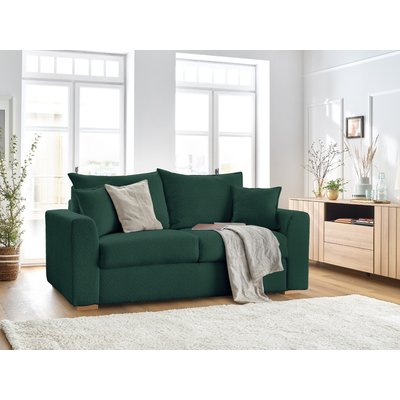 Canapé lit 3 places en tissu bouclette couchage 140x200 cm, AUGUSTIN BOBOCHIC