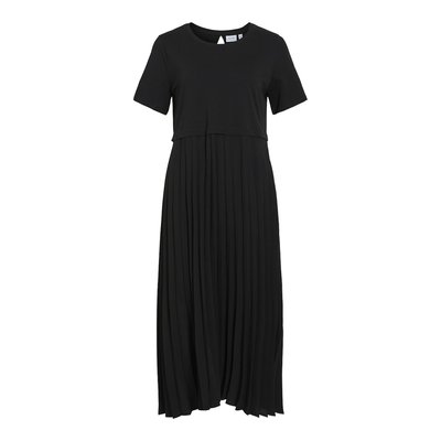Vestido midi plisado VILA