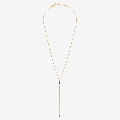 Collier cravate longue venus lapis lazuli CAROLINE NAJMAN