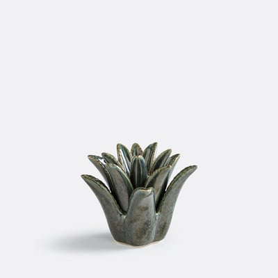 Tropia Ceramic Palm Candle Holder, Height 14.3cm LA REDOUTE INTERIEURS