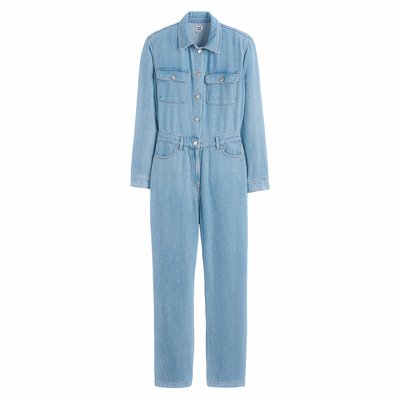 Combinaison pantalon denim, en lyocell et viscose LA REDOUTE COLLECTIONS