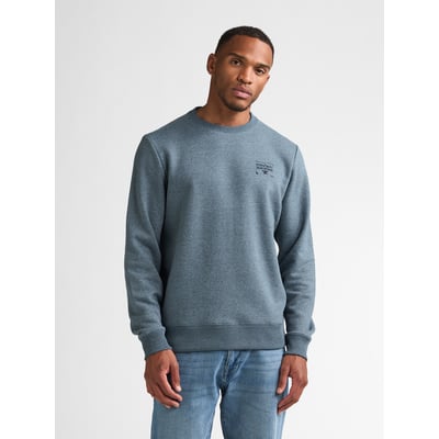 Sweat  col rond chiné steelmont PETROL INDUSTRIES