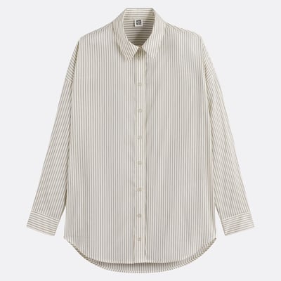 Signatures Apolline Oversized Shirt in Striped Print LA REDOUTE COLLECTIONS