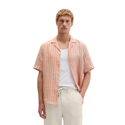 Chemise à manches courtes regular en lin de haute qualité MARC O'POLO