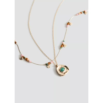 Collier double combiné MANGO