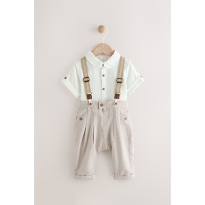 Chemise, pantalon et bretelles, 3 pièces NEXT