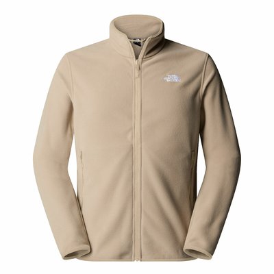 Fleece sweater met opstaande kraag, ritssluiting en logo THE NORTH FACE