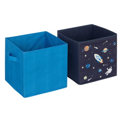 Lot de 2 bacs rangements enfant ESPACE ATMOSPHERA