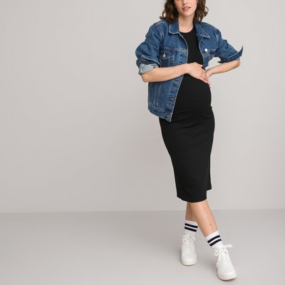 Robe de grossesse en maille, manches 3/4 LA REDOUTE COLLECTIONS