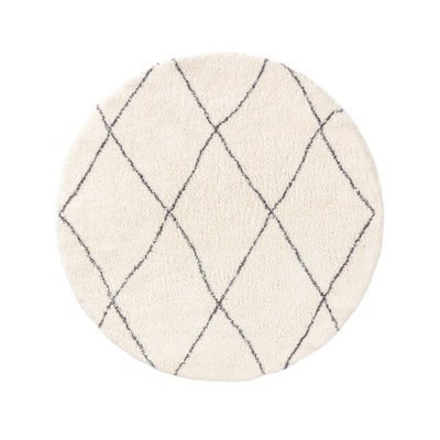 Tapis rond à poils longs BENNO BENUTA 