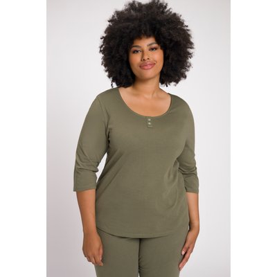T-shirt de pyjama, dentelle, décolleté en V ULLA POPKEN