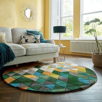 Tapis en laine rond PRISM FLAIR RUGS