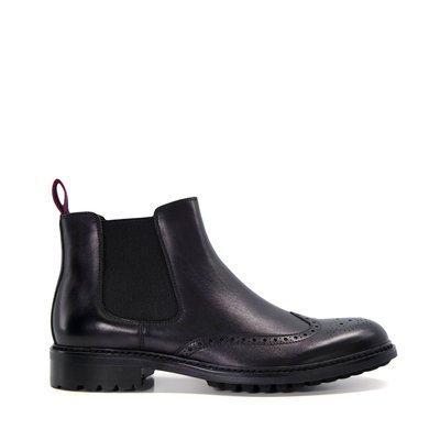 Bottes Richelieu Chelsea en cuir - CHECK DUNE LONDON