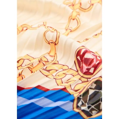 Foulard plissé imprimé MANGO