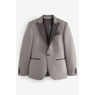 Blazer slim à motif jacquard NEXT