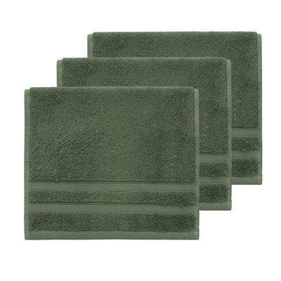 Lot de 3 serviettes invité 600 g/m² SENSILK SENSEI MAISON