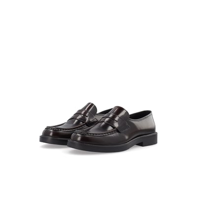 Mocassins En Cuir BIANCO