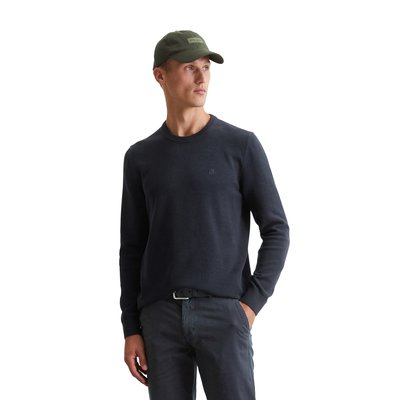 Pull-over regular avec une structure finement piquée MARC O'POLO