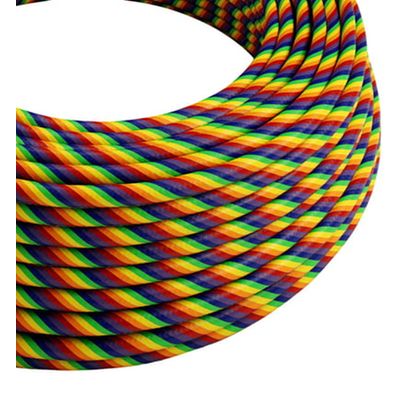 Câble Électrique Textile Vertigo Arc En Ciel 2 X 0.75 CREATIVE CABLES