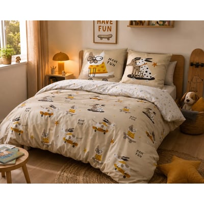 Parure de lit en coton Isidore EDEN