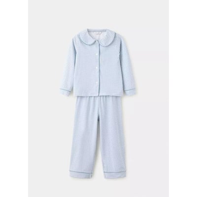 Pyjama complet à imprimé vichy MANGO BABY
